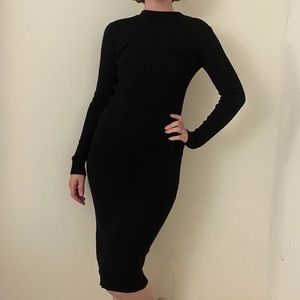 Ribbed Sweater Dress